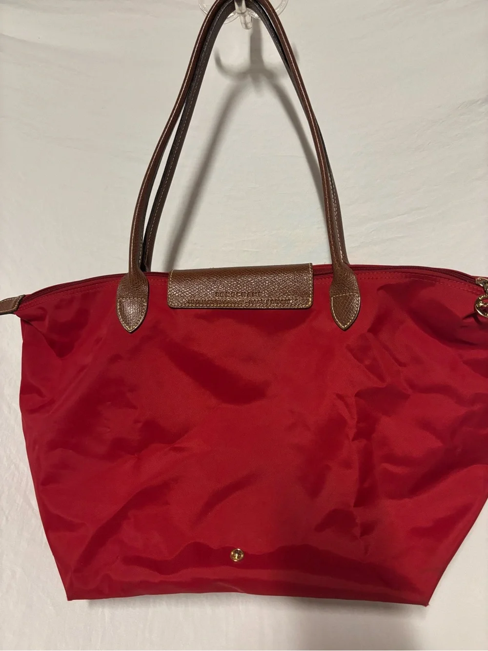 Longchamp LePliage Large Red Tote